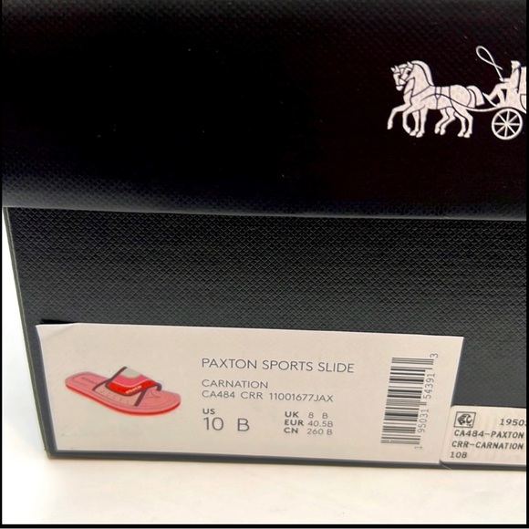 COACH PAXTON SPORT SLIDE, “CARNATION”COLOR, SIZE 10-B - Picture 15 of 16